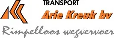 Logo van Transport Arie Kreuk bv met de slogan Rimpelloos wegvervoer
