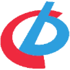 Logo van Coenen Boxmeer: rood en blauw beeldmerk met de letters C en B