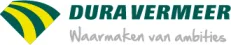 Logo van Dura Vermeer met de slogan: waarmaken van ambities