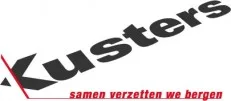 Logo van Kusters met de slogan: samen verzetten we bergen