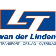 Logo van Van der Linden: transport, opslag en overslag