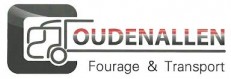 Logo van Oudenallen Fourage & Transport, met een gestileerde vrachtwagen in het beeldmerk