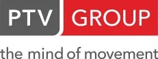 Logo van PTV Group met de slogan the mind of movement