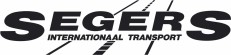Logo van Segers Internationaal Transport in zwarte schuine letters