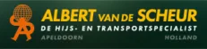 Logo van Albert van de Scheur, de hijs- en transportspecialist uit Apeldoorn