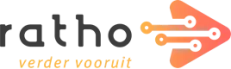 Logo van Ratho met de slogan verder vooruit